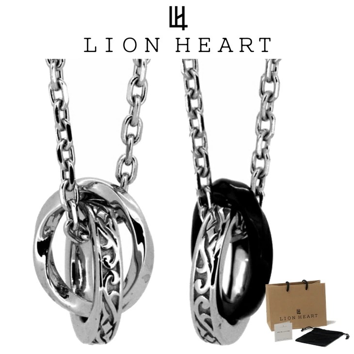 ネックレス メンズ トライ タテガミ ダブルリング ステンレス LH-03NE0215 【ネコポス】 ネックレス メンズ トライ タテガミ ダブルリング ステンレス LH-03NE0215 【ネコポス】