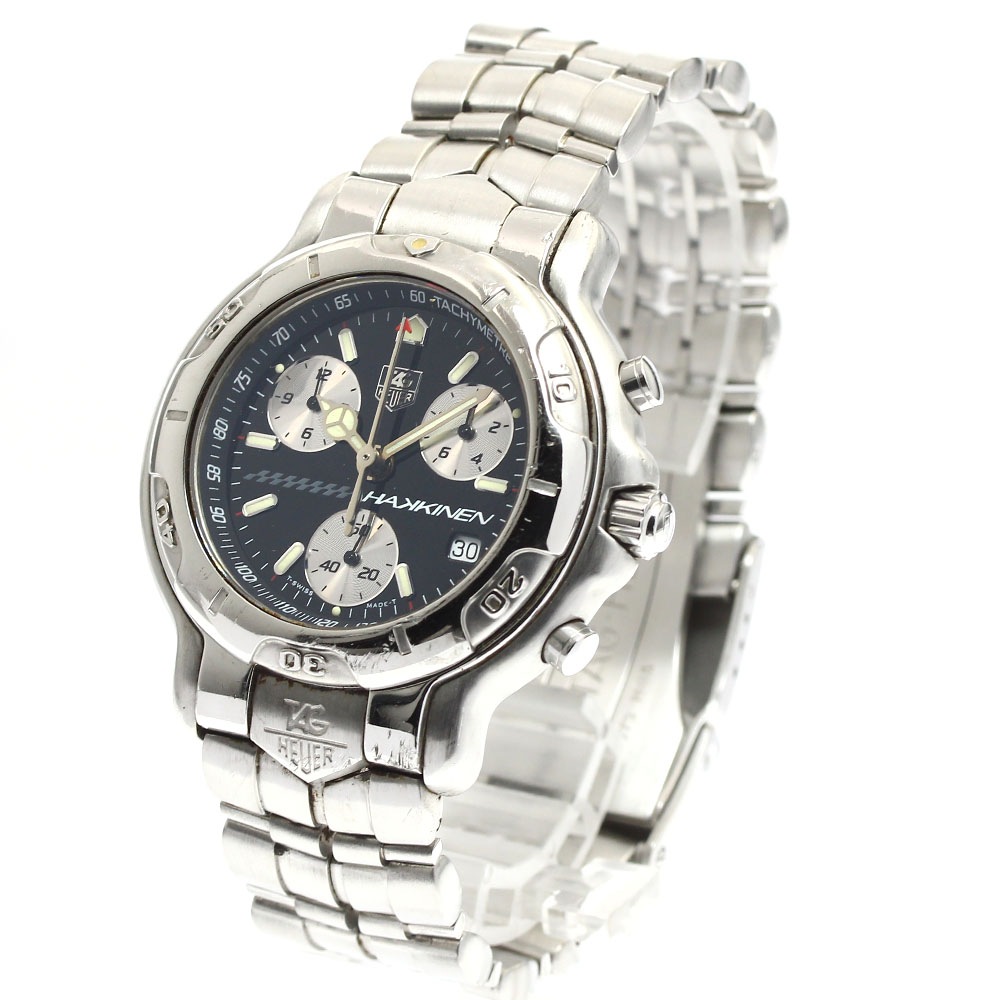 ベルト訳あり タグホイヤー TAG HEUER CH1114 6000シリーズ ミカ・ハッキネンモデル クロノグラフ クォーツ メンズ _884889【中古】 ベルト訳あり タグホイヤー TAG HEUER CH1114 6000シリーズ ミカ・ハッキネンモデル クロノグラフ クォーツ メンズ _884889【中古】