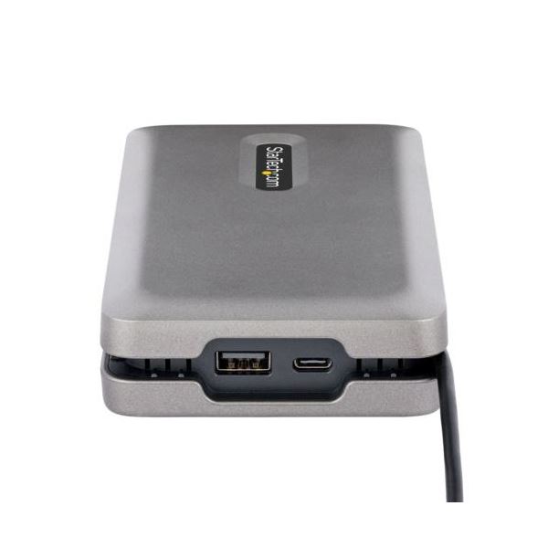 StarTech.com マルチポートアダプター スペースグレー DKM31C3HVCPD 1台 StarTech.com マルチポートアダプター スペースグレー DKM31C3HVCPD 1台