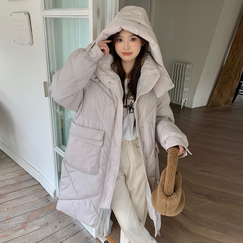 AWアウター新作 おしゃれ 気質 フード付き 中綿コート 厚手 着痩せ 防寒カジュア 大きいサイズ アウター ジャケット ロングコート ダウンジャケット