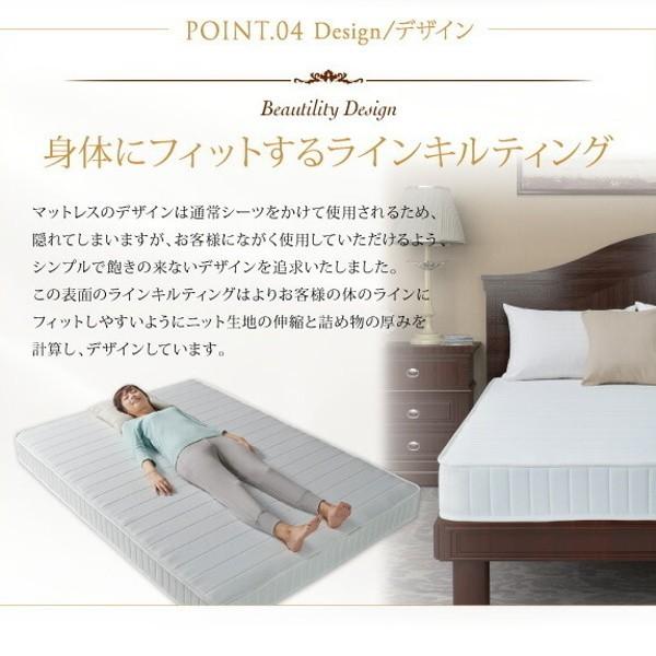 スタンダード ボンネルコイル マットレス セミシングル 単品 スプリング 硬め ベッド マット 両面仕様 ニット生地 圧縮ロール梱包 快眠 敷布団