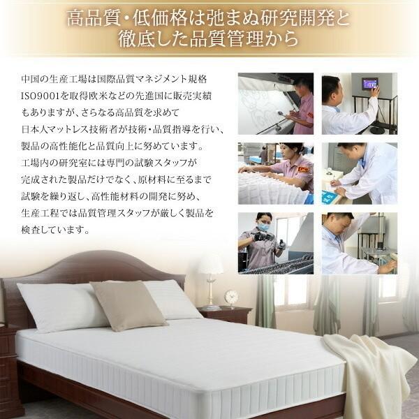 スタンダード ボンネルコイル マットレス セミシングル 単品 スプリング 硬め ベッド マット 両面仕様 ニット生地 圧縮ロール梱包 快眠 敷布団