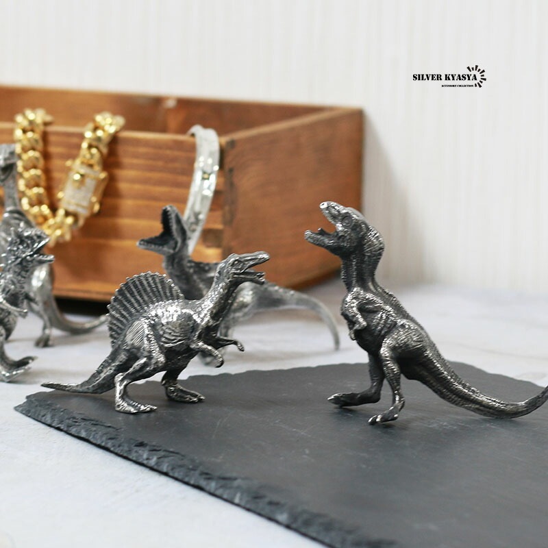 高品質ステンレス素材 置物... : メンズバッグ・シューズ・小物 恐竜 飾り物 得価人気