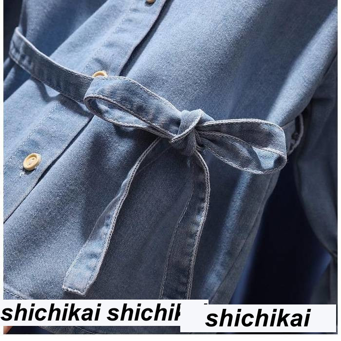 新生活 デニムシャツ ロング ジャケット キッズ ジュニア 長袖 女の子 秋 可愛い おしゃれ フリル 女児 ゆったり 動きやすい トップス 子供服 秋 春 冬 秋ファッション 冬物 春物 秋物 プレ