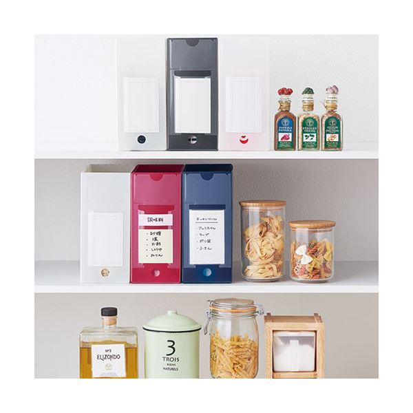 （まとめ）キングジム FAVORITESボックスファイル(透明) A4ヨコ 収納幅100mm 黒 FV4903Tクロ 1個 (×5セット)