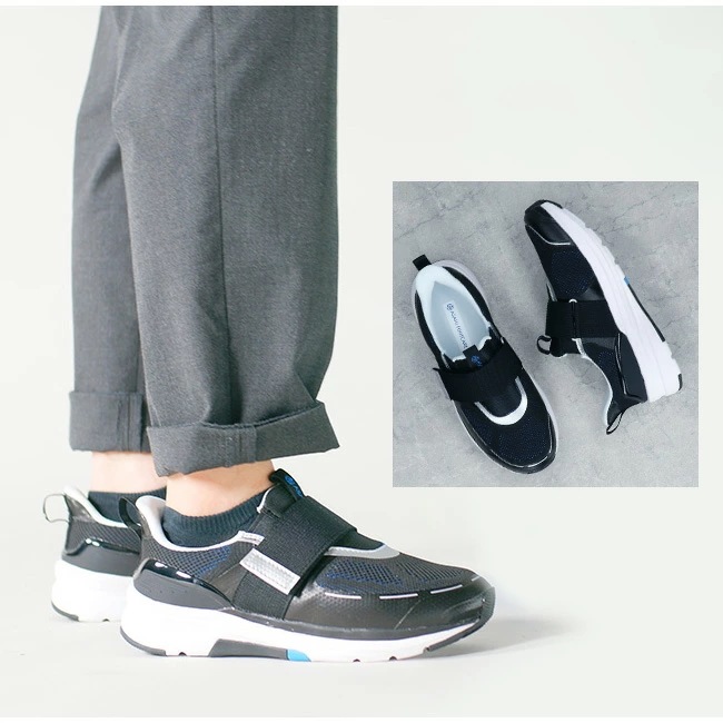 アサヒ フットケア スニーカー メンズ レディース 軽量 4E 幅広 マジックテープ 履きやすい 歩きやすい A-002 ウォーキング