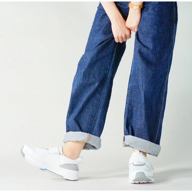 アサヒ フットケア スニーカー メンズ レディース 軽量 4E 幅広 マジックテープ 履きやすい 歩きやすい A-002 ウォーキング