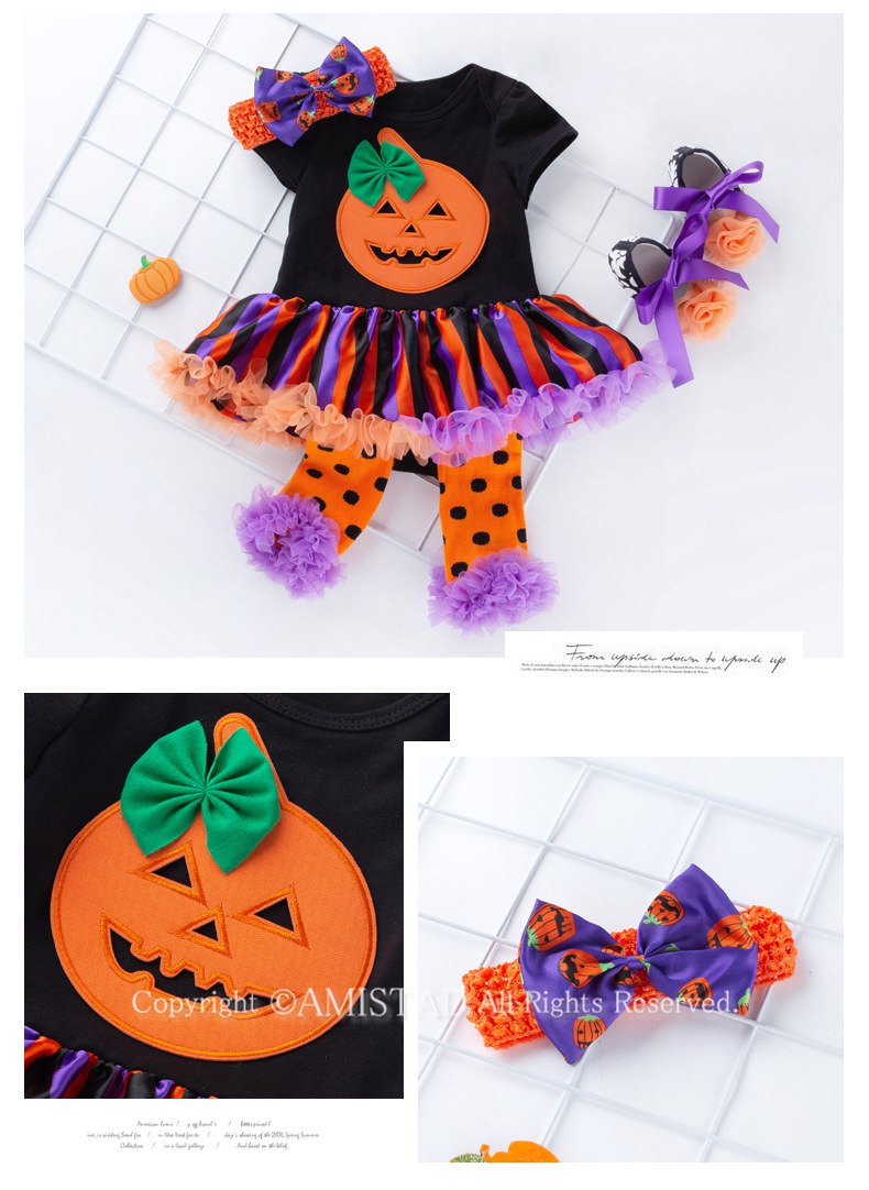 2019人気ベビーハロウィン衣装赤ちゃんキッズカボチャベビー服チュチュスカート付き子供女の子仮装子供 2019人気ベビーハロウィン衣装赤ちゃんキッズカボチャベビー服チュチュスカート付き子供女の子仮装子供