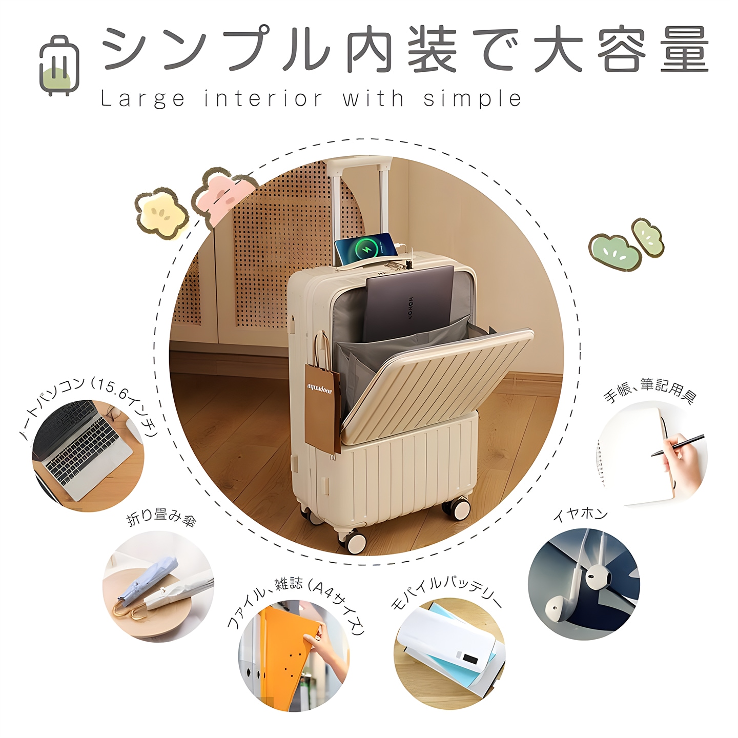 スーツケース 機内持ち込み 前開き キャリーケース Sサイズ Mサイズ フロントオープン 軽量 耐衝撃 USBポート カップホルダー フック搭載 キャリーバッグ 短途旅行 海外 国内 旅行 トラベル スーツケース 機内持ち込み 前開き キャリーケース Sサイズ Mサイズ フロントオープン 軽量 耐衝撃 USBポート カップホルダー フック搭載 キャリーバッグ 短途旅行 海外 国内 旅行 トラベル