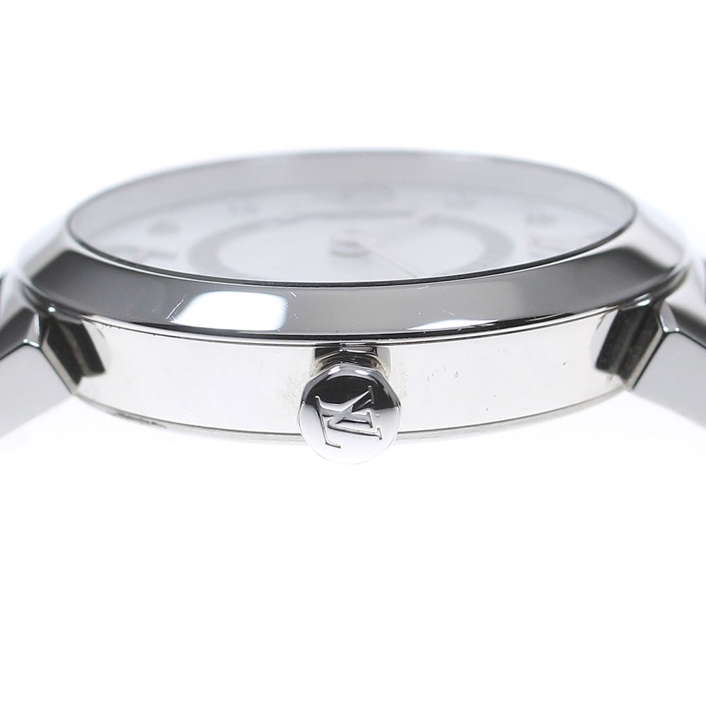 ルイ・ヴィトン LOUIS VUITTON Q12MG タンブール スリム 8Pダイヤ クォーツ レディース _834045【中古】