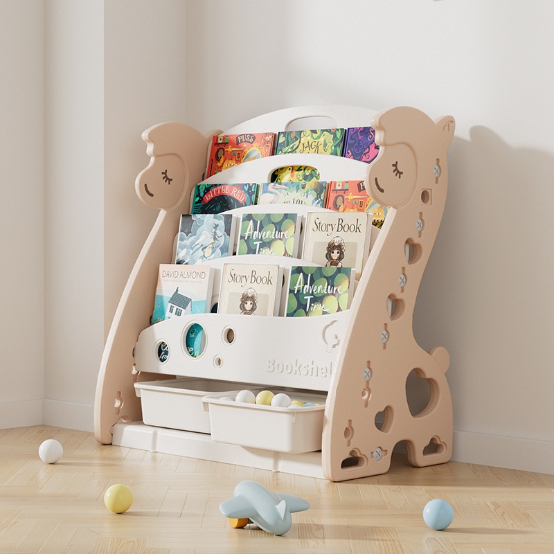 子供用 多機能本棚 収納ラック 幼稚園児 おもちゃ収納ラック かわいい 絵本収納ラック 整理ラック 赤ちゃんの実践能力を育む家庭用収納