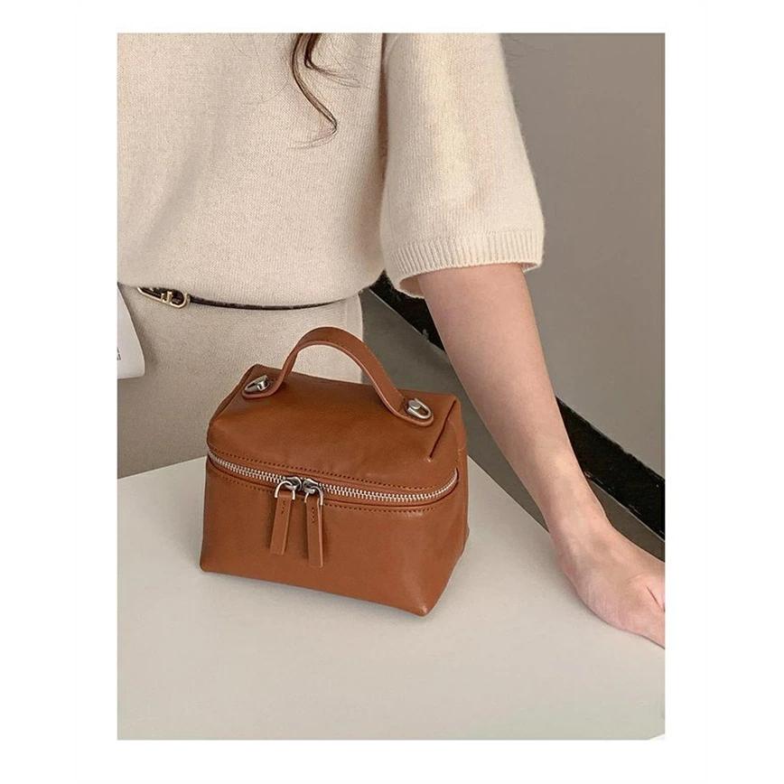 出荷が迅速である 独占販売 本革 ショルダーバッグ 小さめ レディース バニティバッグ 小さめ ミニショルダーバッグ レザー 斜め掛けバッグ ミニバッグ 軽い ファスナー付き 本革バッグ 肩 本日限り