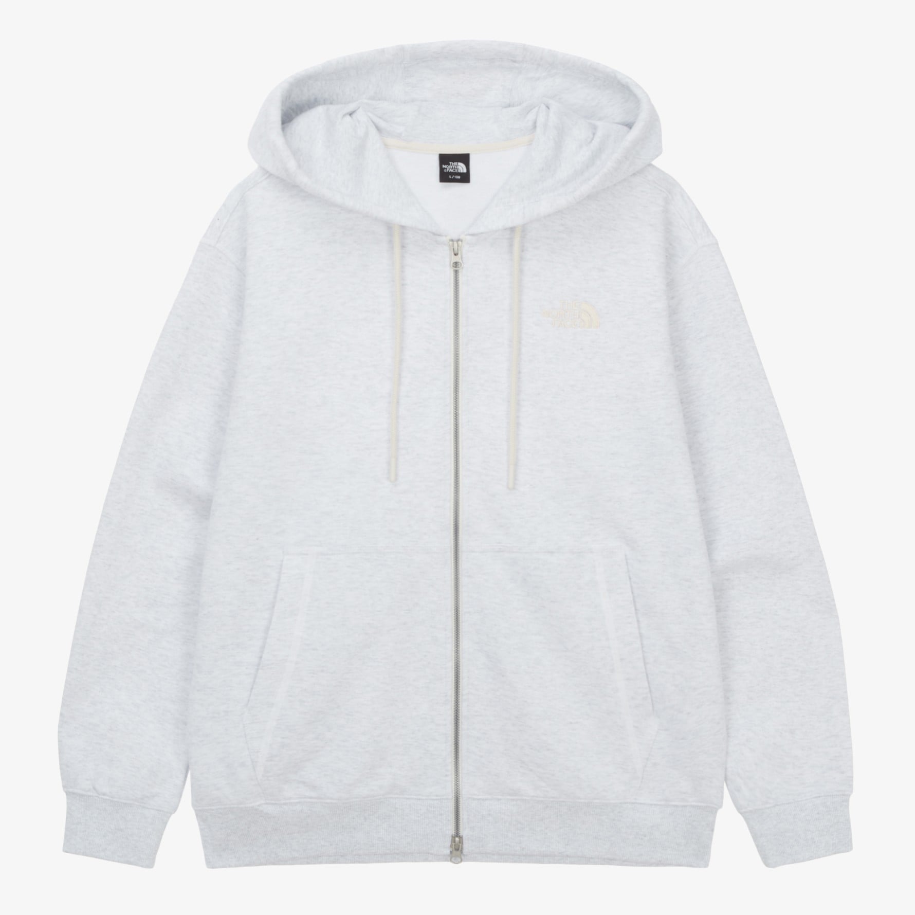 NJ5JR00 MS CORE HOOD ZIP UP フード パーカー ジップアップ ジャケット レディース メンズ フーディ ファスナー ジッパー スウェット トレーナー 韓国 ホワイトレーベル