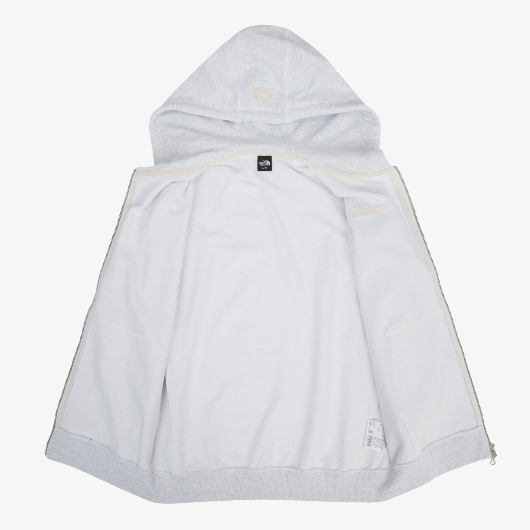 NJ5JR00 MS CORE HOOD ZIP UP フード パーカー ジップアップ ジャケット レディース メンズ フーディ ファスナー ジッパー スウェット トレーナー 韓国 ホワイトレーベル