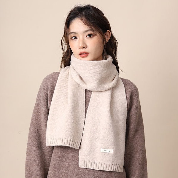 Qoo10] マフラー レディース メンズ ウール10