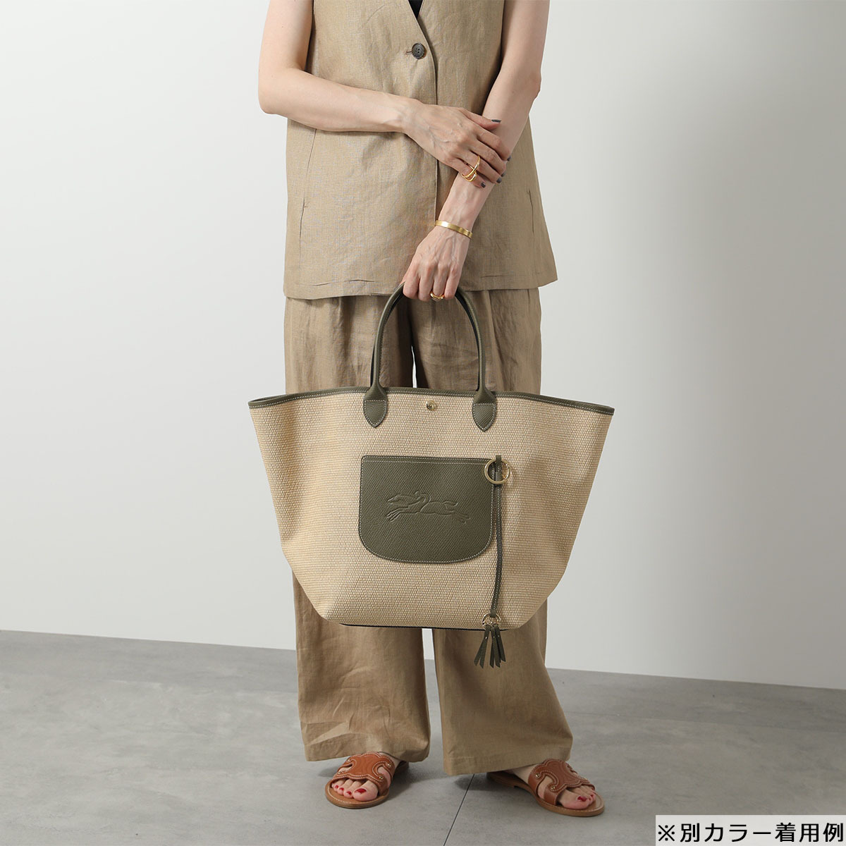 Qoo10] Longchamp ロンシャン かごバッ