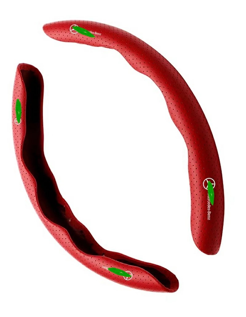 メルセデス・ベンツ C/E/GLC クラス 用 ハンドルカバー ステアリングカバー 滑り防止 ステアリングホイールカバー 2ピース 4色選択 7597 メルセデス・ベンツ C/E/GLC クラス 用 ハンドルカバー ステアリングカバー 滑り防止 ステアリングホイールカバー 2ピース 4色選択 7597