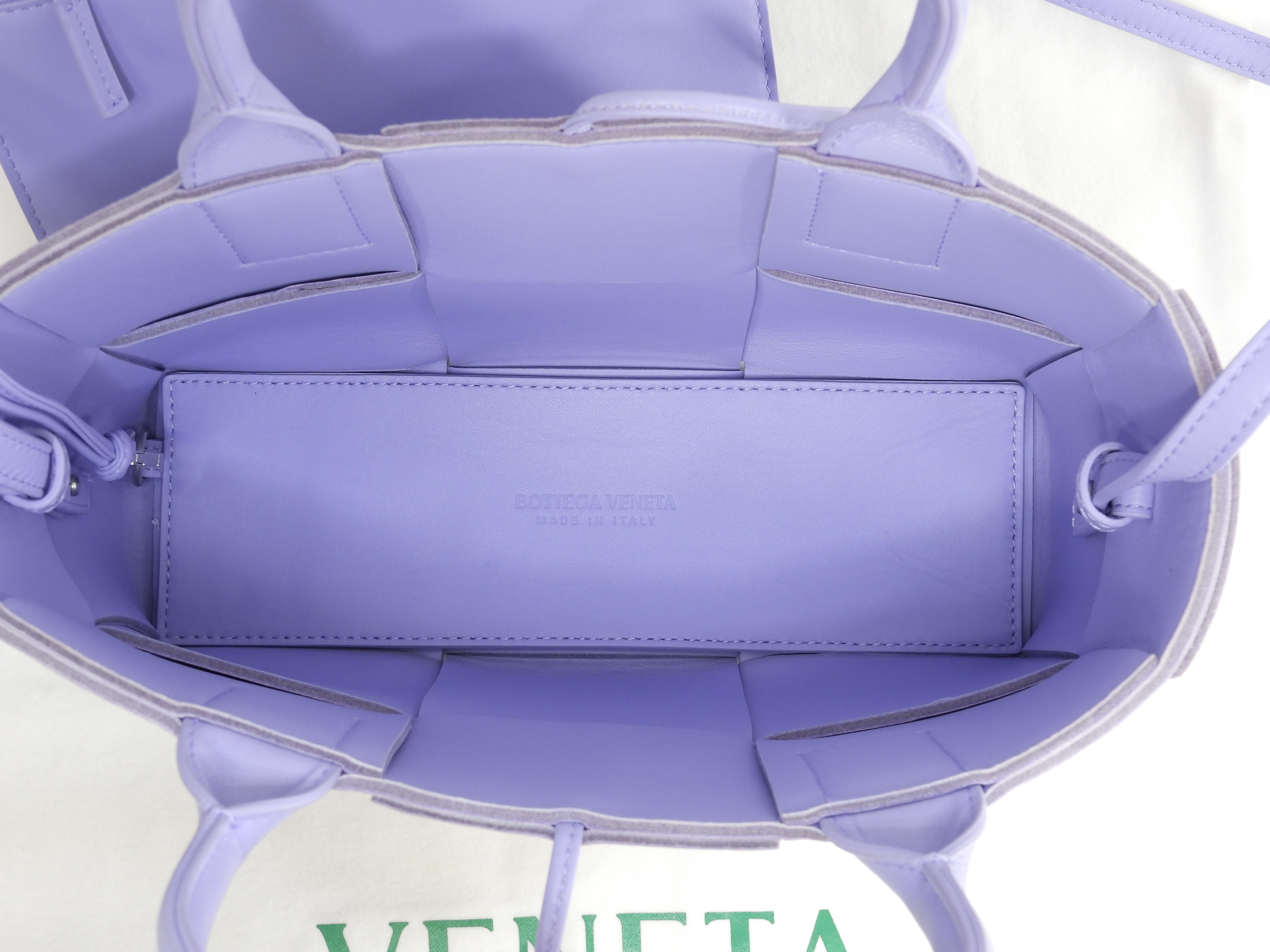 ミニトートバッグ アルコ レザー薄紫 s付ハンドバッグ 美品@B10212556N ミニトートバッグ アルコ レザー薄紫 s付ハンドバッグ 美品@B10212556N