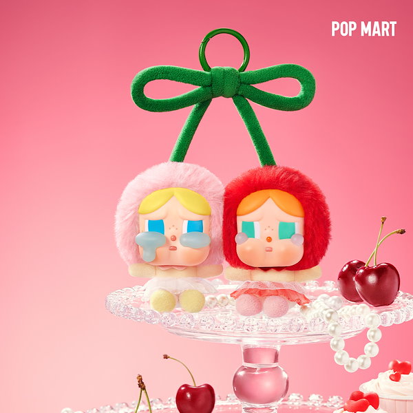 【正規品】CRYBABY Crying For Love フォンチャーム Pop Mart Crybaby Crying For Love Seres Kiss Kiss- Angel Vers Phone