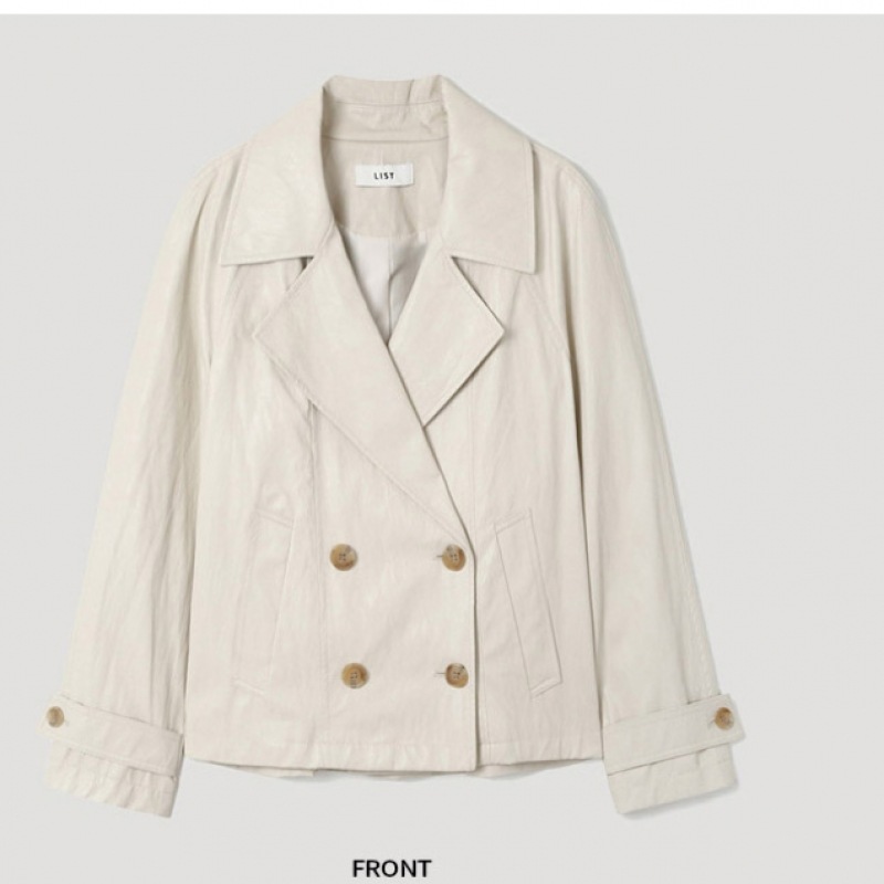 (リスト) エコレザーショートトレンチジャンパー (価格:328,000ウォン) (リスト) エコレザーショートトレンチジャンパー (価格:328,000ウォン)