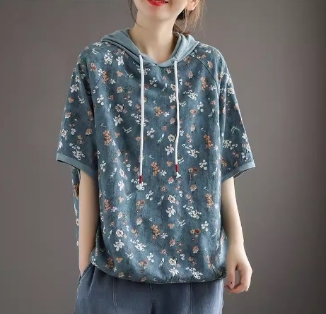 トップス ゆったり 可愛い パーカー フーディー 半袖 フード付き 伸縮性 通気性 かわいい 可愛い きれいめ カジュアル おしゃれ お洒落 レトロ アジアン エスニック エキゾチック トップス ゆったり 可愛い パーカー フーディー 半袖 フード付き 伸縮性 通気性 かわいい 可愛い きれいめ カジュアル おしゃれ お洒落 レトロ アジアン エスニック エキゾチック