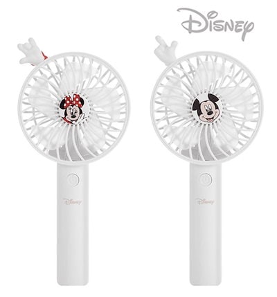 Qoo10] ディズニー [正規品ディズニー]ミニ扇風機ハンディタ : 季節家電