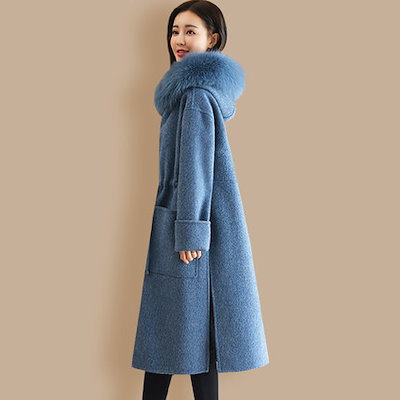 日本製好評 ファー付ロングコート アウター コート : レディース服 即納最安値