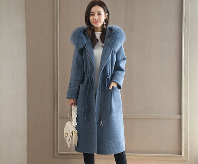 日本製好評 ファー付ロングコート アウター コート : レディース服 即納最安値