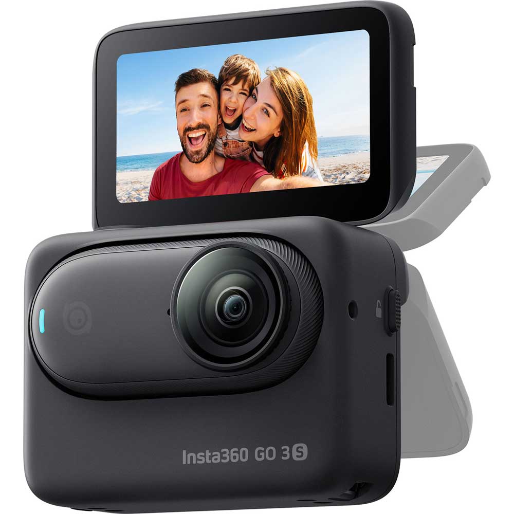 Insta360 CINSAATA-GO3S64K アクションカメラ「Insta360 GO 3S」（64GB）ミッドナイトブラック CINSAATAGO3S64K