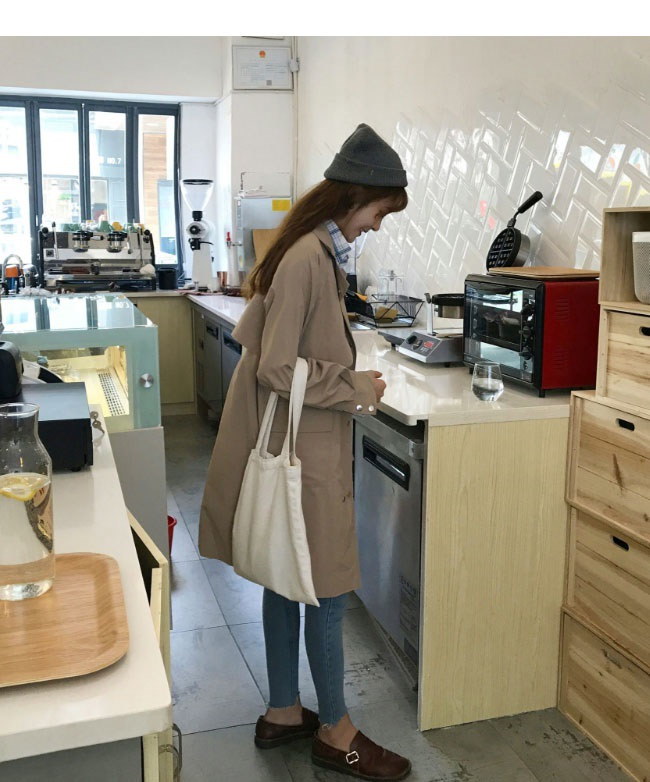レディース服 女性 ファッション コート アウター トレンチコート ロング丈 秋服 ダブルボタン ゆったり フリーサイズ ストリート風 カジュアル ガーリー レディース服 女性 ファッション コート アウター トレンチコート ロング丈 秋服 ダブルボタン ゆったり フリーサイズ ストリート風 カジュアル ガーリー