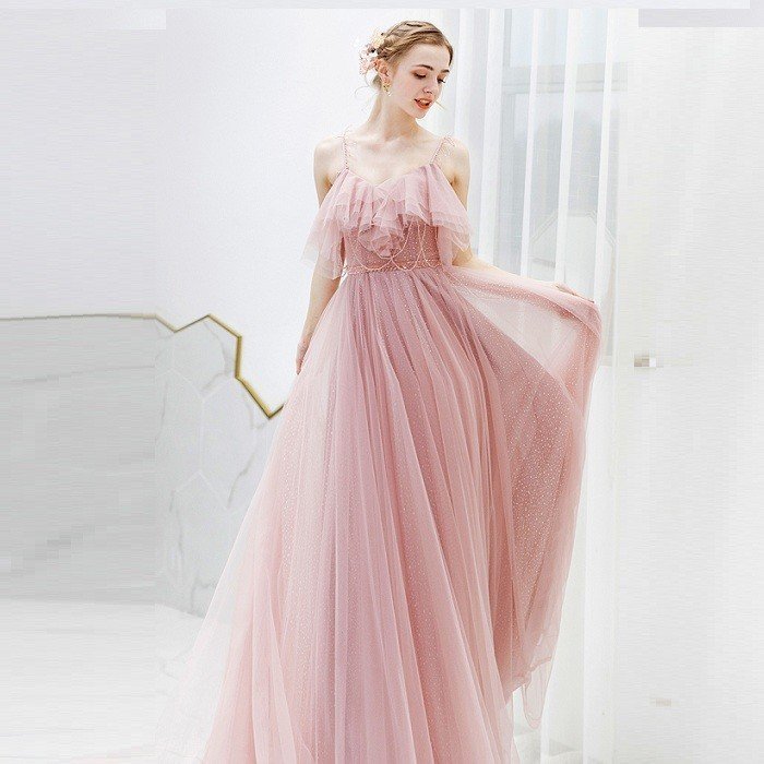 ロングドレス カラードレス パーティードレス 発表会 大きいサイズ 結婚式 ワンピース 二次会 ドレ