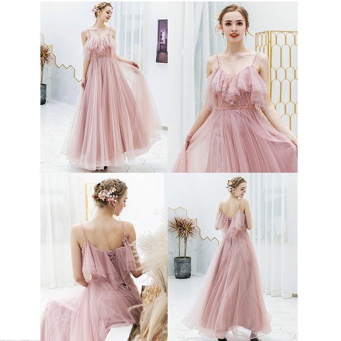 ロングドレス カラードレス パーティードレス 発表会 大きいサイズ 結婚式 ワンピース 二次会 ドレ