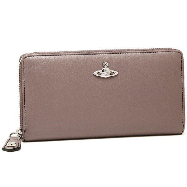 ヴィヴィアンウエストウッド 財布 VIVIENNE WESTWOOD 321548 10186 CAMBRIDGEZIP ROUND WALLET レディース 長財布 無地 GREY ヴィヴィアンウエストウッド 財布 VIVIENNE WESTWOOD 321548 10186 CAMBRIDGEZIP ROUND WALLET レディース 長財布 無地 GREY