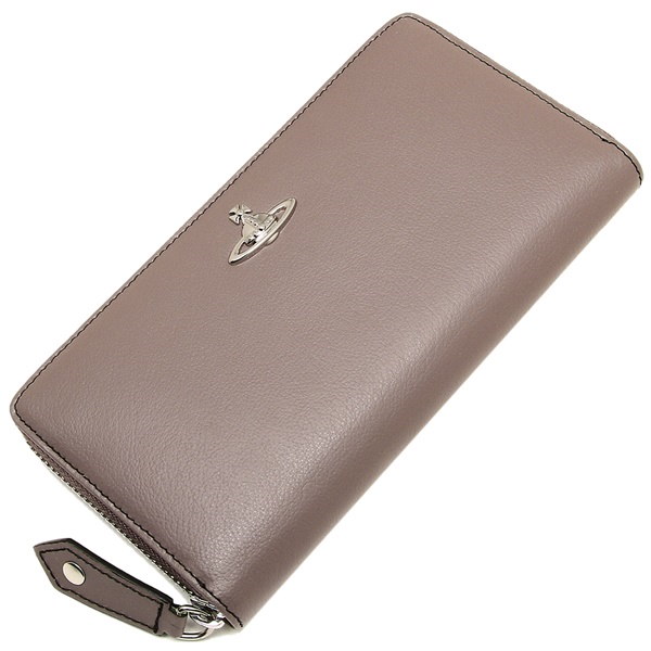 ヴィヴィアンウエストウッド 財布 VIVIENNE WESTWOOD 321548 10186 CAMBRIDGEZIP ROUND WALLET レディース 長財布 無地 GREY ヴィヴィアンウエストウッド 財布 VIVIENNE WESTWOOD 321548 10186 CAMBRIDGEZIP ROUND WALLET レディース 長財布 無地 GREY