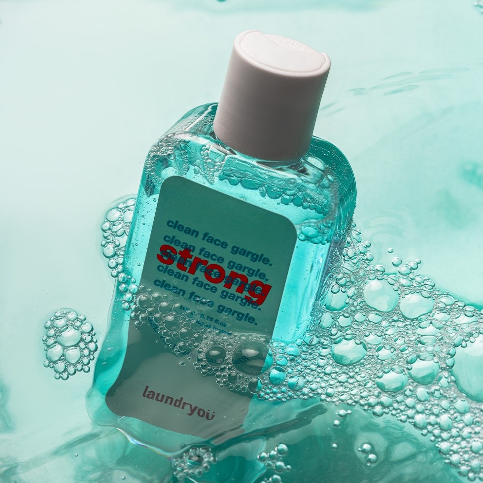 [1+1]【ランドリーユー公式】クリーンフェイスうがいジェルツーフォームクレンザー160g [マイルドorストロングorピュア]