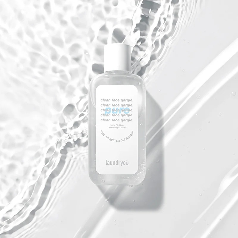 [1+1]【ランドリーユー公式】クリーンフェイスうがいジェルツーフォームクレンザー160g [マイルドorストロングorピュア]