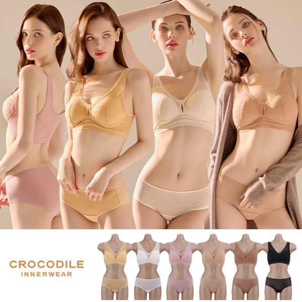 (クロコダイルインナー) オールオーバーレースエアリーフィットインプレッシブブラ+ショーツフルセット 12枚セット (クロコダイルインナー) オールオーバーレースエアリーフィットインプレッシブブラ+ショーツフルセット 12枚セット