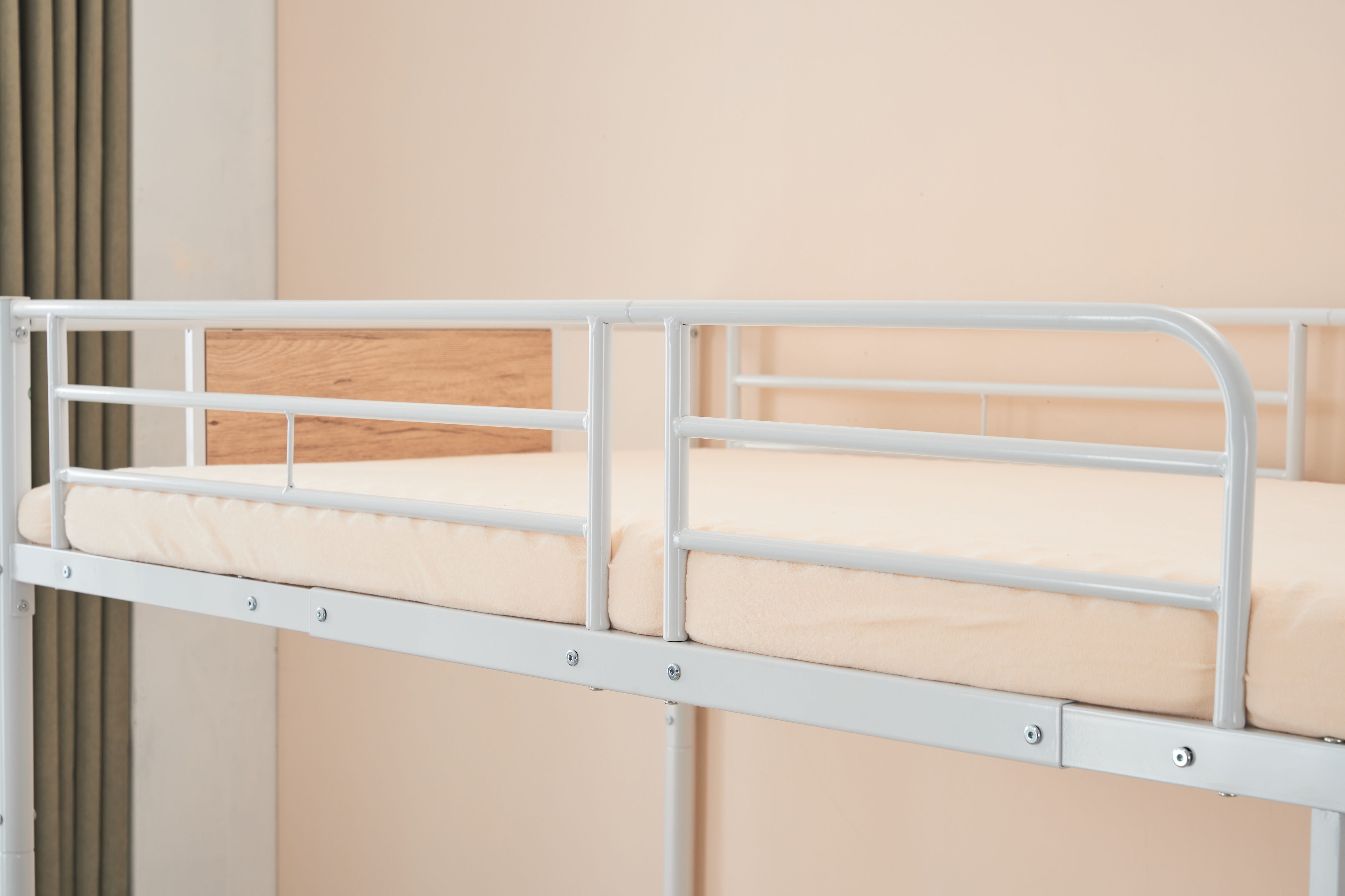 【国内出荷-送.料.無.料】【新品】二段ベッドシングルベッドパイプベッド木収納北欧風シングル耐震子供部屋スチールSDベッド 【国内出荷-送.料.無.料】【新品】二段ベッドシングルベッドパイプベッド木収納北欧風シングル耐震子供部屋スチールSDベッド