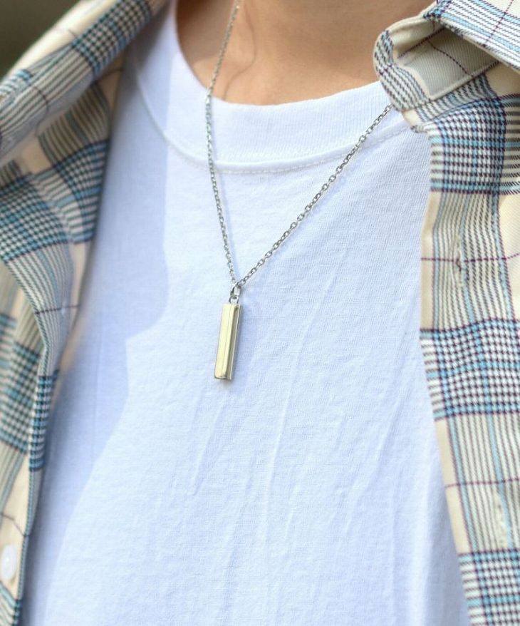 ネックレス メンズ トライ プレーンプレート ステンレス LH-03NE0225 【ネコポス】 ネックレス メンズ トライ プレーンプレート ステンレス LH-03NE0225 【ネコポス】