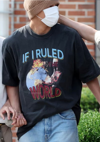 [BTS V 着用］【IONSEOUL】The World Printing Over T-Shirt 5798398050_06.g_600-w-st_g.jpg