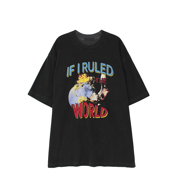 【BTS テテ着用 / ギフト付き】 ION Seoul The World Printing Over T-Shirt Tシャツ ユニセックス