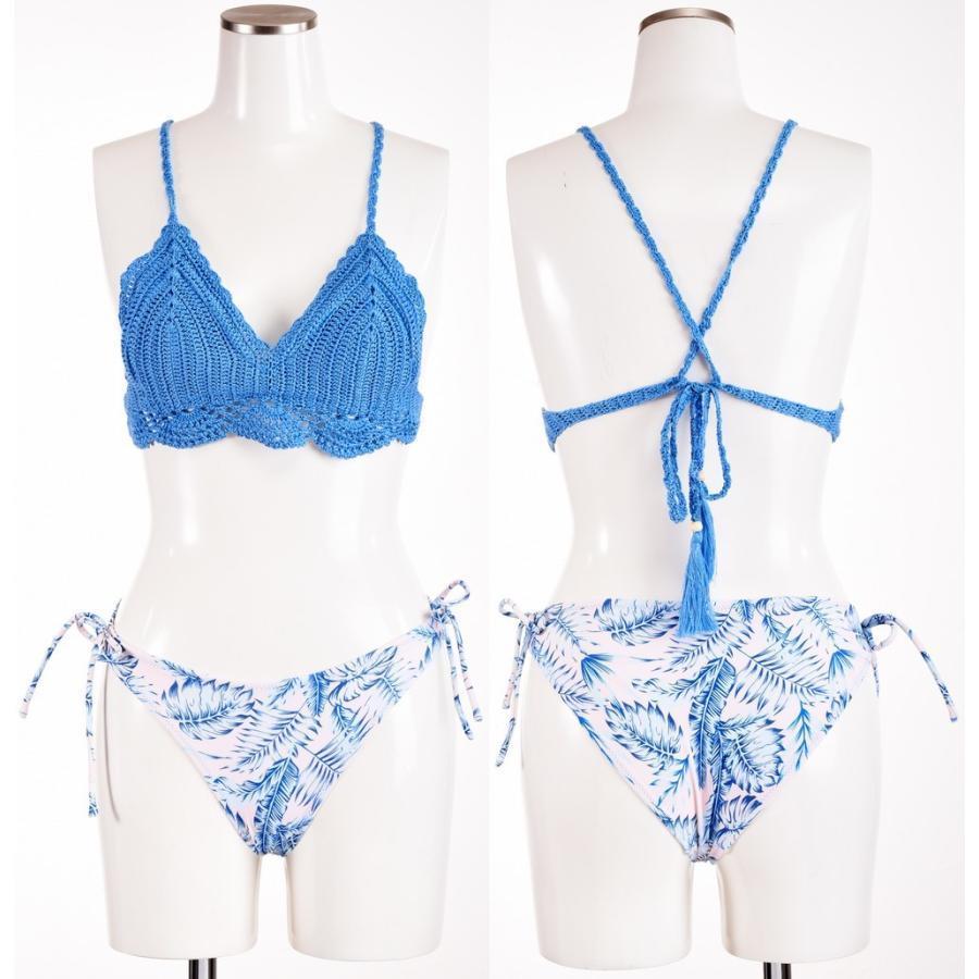 水着 3点セット クロシェビキニ タイサイドビキニ ロングパンツ ワイドパンツ レディース スイムウェア バッククロス 体型カバー 体系カバー ブラ 水着 3点セット クロシェビキニ タイサイドビキニ ロングパンツ ワイドパンツ レディース スイムウェア バッククロス 体型カバー 体系カバー ブラ