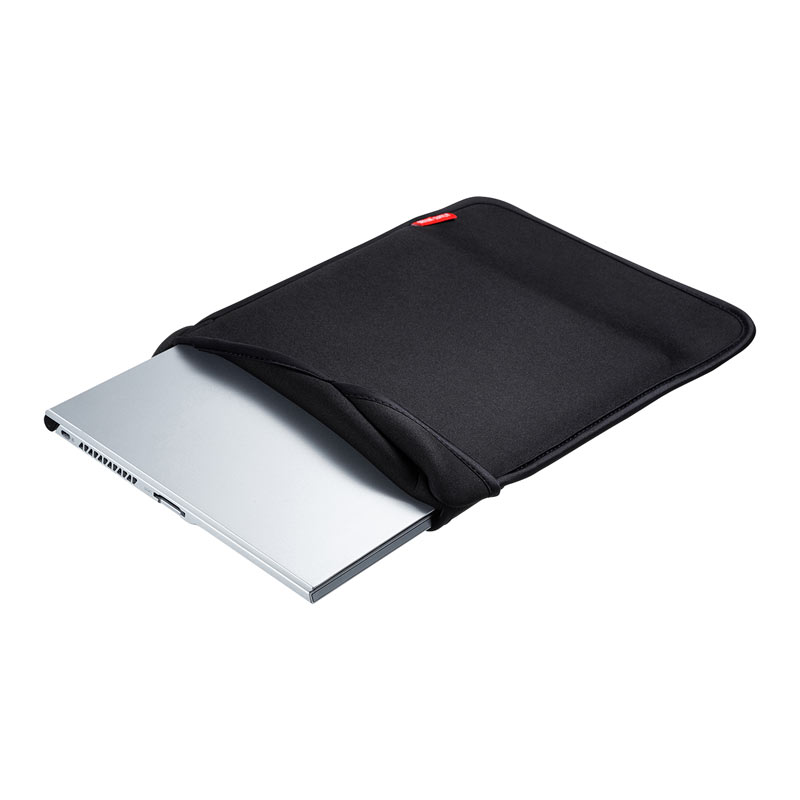 （まとめ買い）PCプロテクトスーツ 13.3インチワイド ブラック IN-WETSL13BK [x3]