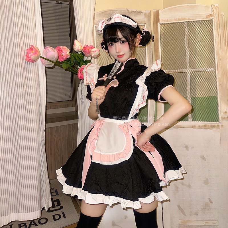 【韓国ins大人気】正規品販売:新中国式メイドコスプレ衣装 アニメコスチューム国韓国娘cos服メイド服ワンピース 【韓国ins大人気】正規品販売:新中国式メイドコスプレ衣装 アニメコスチューム国韓国娘cos服メイド服ワンピース