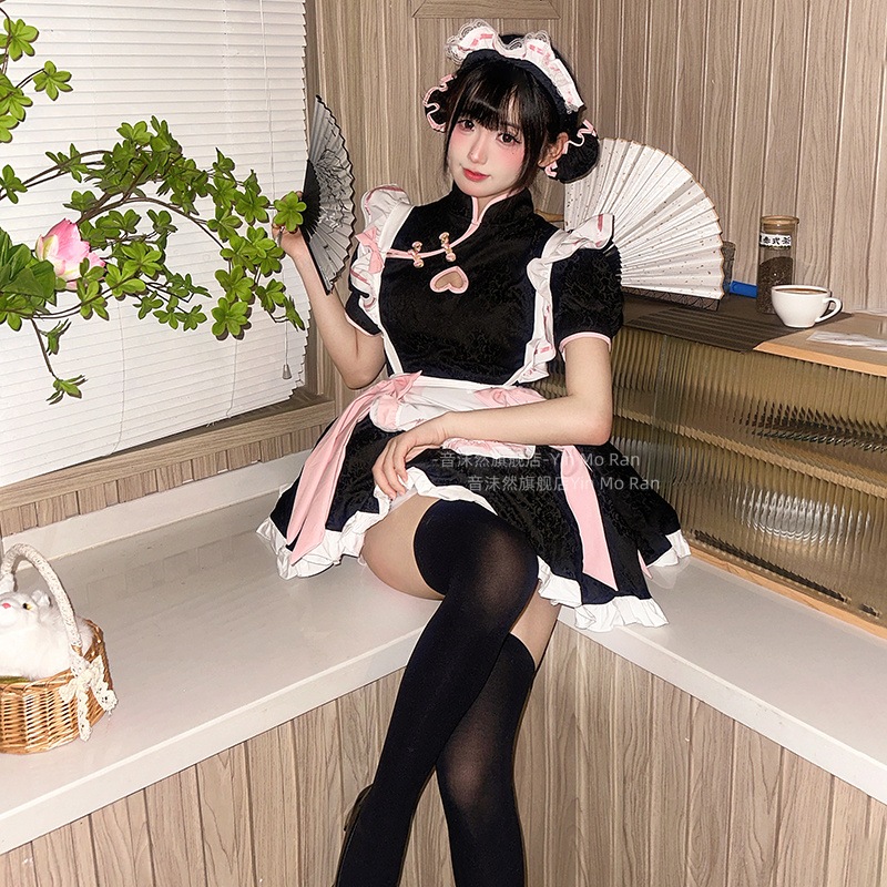 【韓国ins大人気】正規品販売:新中国式メイドコスプレ衣装 アニメコスチューム国韓国娘cos服メイド服ワンピース 【韓国ins大人気】正規品販売:新中国式メイドコスプレ衣装 アニメコスチューム国韓国娘cos服メイド服ワンピース