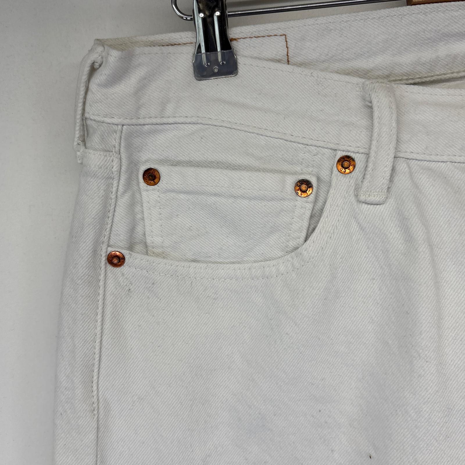 古着 デニムパンツ 501 ストレート ジーンズ ジーパン 5ポケット 長ズボン w34 L30 ホワイト メンズ 古着 デニムパンツ 501 ストレート ジーンズ ジーパン 5ポケット 長ズボン w34 L30 ホワイト メンズ