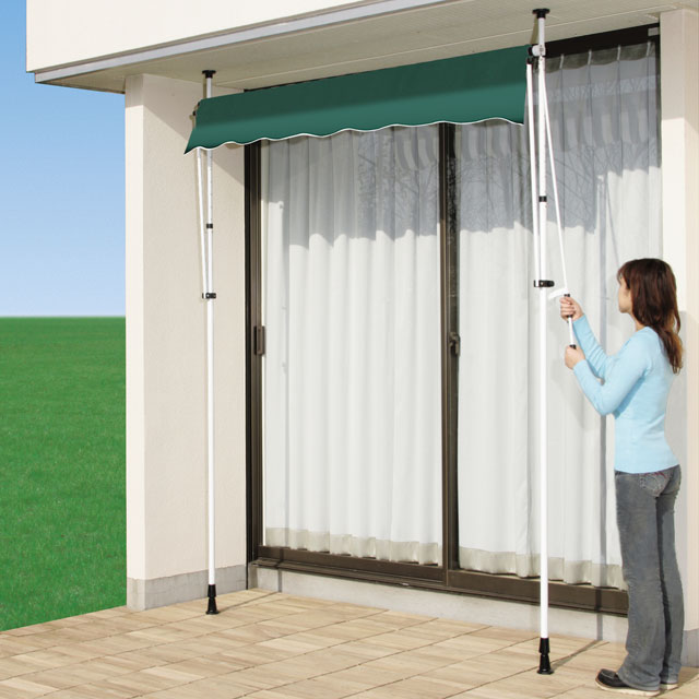 日よけ シェード 幅300cmタイプ つっぱり式 前幕付き オーニング サンシェード UVカット スクリーン ブラインド 屋外 目隠し 窓 オーニングテント 夏 紫外線 節電 自宅熱中症対策 日よけ シェード 幅300cmタイプ つっぱり式 前幕付き オーニング サンシェード UVカット スクリーン ブラインド 屋外 目隠し 窓 オーニングテント 夏 紫外線 節電 自宅熱中症対策