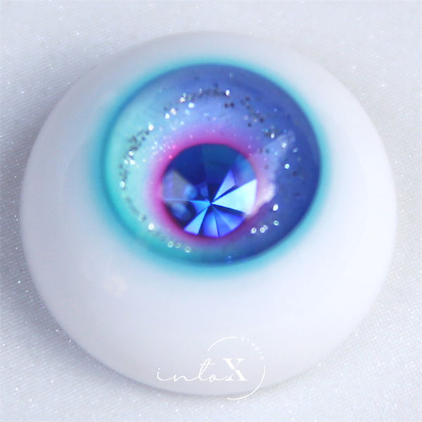 【受注生産】 レジンアイ 8mm 【星空とユニコーン-もっとゆめかわ ver-】 えっくす☆きゅーと「Star Sprinkles / Moon Cat Chiika」 (通常