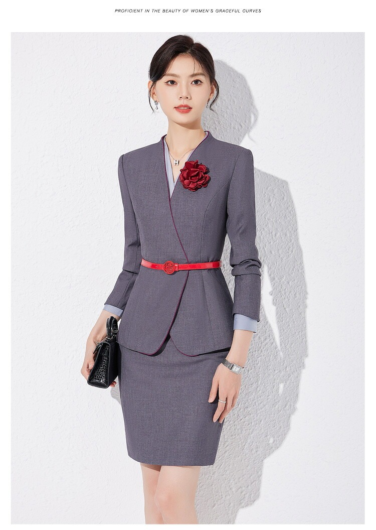 スーツ セットアップ 春 秋 高級 職業服 接客 珠宝店 売り場 フロント 従業員 制服 スーツ セットアップ 春 秋 高級 職業服 接客 珠宝店 売り場 フロント 従業員 制服