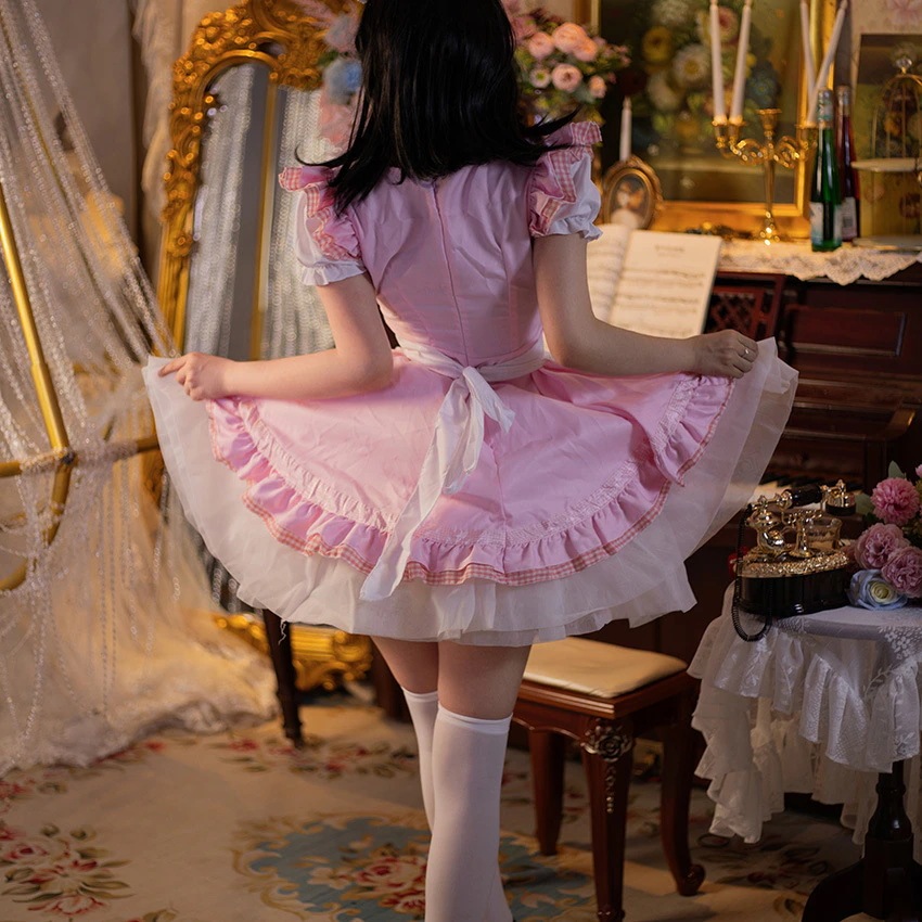 猫娘古典系白黒メイド服メイド服ハロウィーン服コスプレ衣装 猫娘古典系白黒メイド服メイド服ハロウィーン服コスプレ衣装